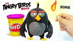 Angry Birds Transforming Bomb _ Play Doh Stop Motion Superhero Movie Clips  - video Dailymotion