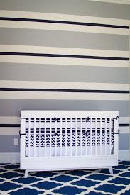 Striped Walls Nursery Accent Wall