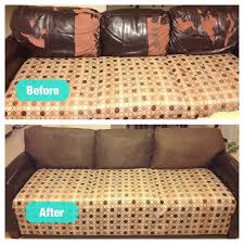 fixed my ling leather couch cushions