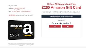 As physical and digital gift cards are good for 10 years, and valid on most of the items amazon sells, this is effectively £6 free credit as long as you'll spend £50 at amazon any time in the next 10 years. Uk Only Get A 250 Amazon Gift Card Youtube