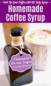cinnamon brown sugar coffee syrup