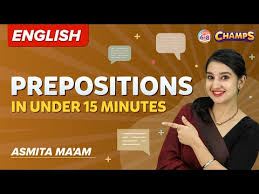 preposition exercises for cl 8