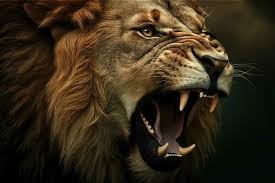 lion roar stock photos images and