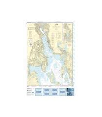 Noaa Chart 13224 Providence River And Head Of Narragansett Bay