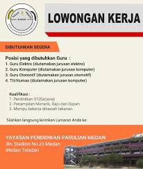 Kota tebing tinggi di sumatra utara. Loker Medan Terbaru Agustus 2020 Di Yayasan Parulian Medan Medanloker Com Lowongan Kerja Medan