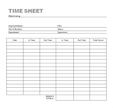 Payroll Time Sheets Template Roberthershey Com