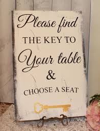 Wedding Signs Reception Tables Seating Plan Seating Assignment Sign