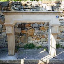 Antique Stone Fireplace