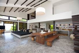 contemporary tropical interior design