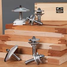 3 pc cabinet door router bit sets