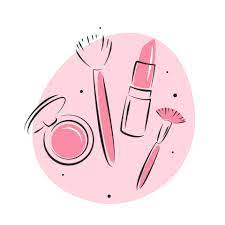 beauty salon logo makeup tools