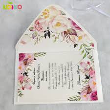 Us 19 5 Hot Latest Customized Printing Flora Wedding Invitation Card Designs Acrylic Card Wedding Invitation Card With Envelop In Cards