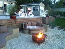 Outdoor Space With Sand And Gravel