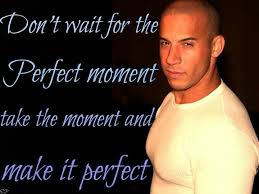 Vin Diesel Quote Meeting you would make the moment perfect. | Vin ... via Relatably.com