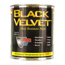 Black Velvet Heat Resistant Paint