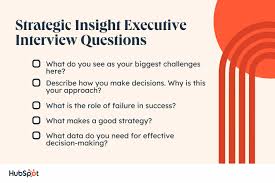 25 executive interview questions to