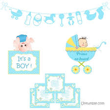 Baby Announcement Theme Baby Boy Announcement Kit Untumble Com