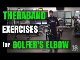theraband exercises for golfers elbow