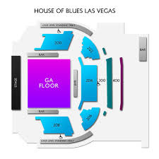 House Of Blues Las Vegas 2019 Seating Chart