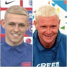 His haircut has certainly caught the eye, with the midfielder having copied paul gascoigne's style from euro 96. Phil Foden Sports New Dyed Blond Hair Amid Comparisons To Paul Gascoigne The Independent