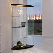 gracia display cabinet in curved gl