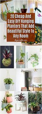 Some of the most reviewed products in wall planters are the emsco wallflowers 17 in. 20 Cheap And Easy Diy Hanging Planters That Add Beautiful Style To Any Room Diy Crafts