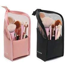 makeup brush pouch zipper toiletry bag