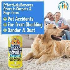 natural dog odor carpet powder dry