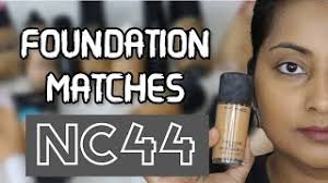 mac nc43 nc44 foundation shades