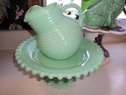 Green Milk Glass Green Glassware Jadeite