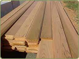 western red cedar raw lumber