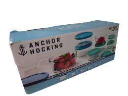 Anchor Hocking 20 Piece Glass Storage