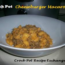 crock pot cheeseburger macaroni recipe