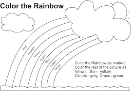Free Printable Rainbow Coloring Pages For Kids To Print Pictures