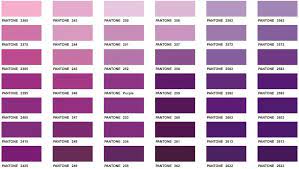 purple color chart pantone color chart