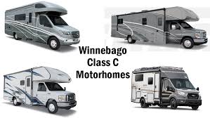 winnebago cl c motorhome lineup