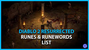 diablo 2 resurrected runes runewords
