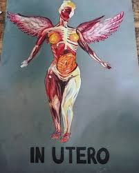 It was the third nirvana album released following the death of vocalist and guitarist kurt cobain in 1994. Fanart Of My Favorite Album In Utero Nirvana
