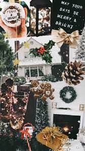 Aesthetic Christmas Collage Wallpaper
