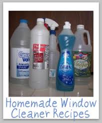 homemade window cleaner recipes