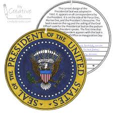 presidents day craft presidential seal