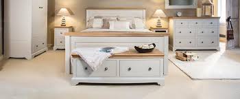 Light blue with light pine furniture is nice! Painted Bedroom Furniture Grey Cream Ivory By Collection