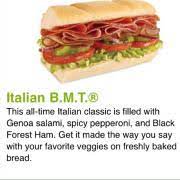 subway italian b m t