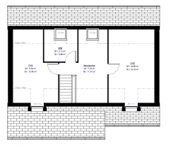 plan de maison 3 chambres modèle