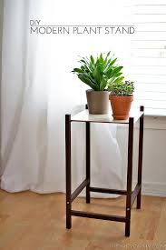 This is a classical design planter stand and a perfect choice this is a simple yet modern design plant stand to consider buying today. Diy Modern Plant Stand Homey Oh My