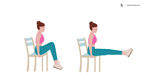 5 sitting in chair leg exercises that