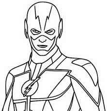 coloring pages the flash