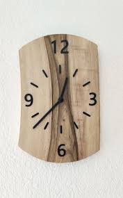 Wooden Wall Clock Made Of Walnut