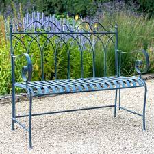 2 Seater Metal Garden Bench