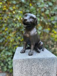 Bronze Dog Labrador Interior Garden
